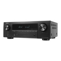 Denon AVR-X580BT Manuel De L'utilisateur