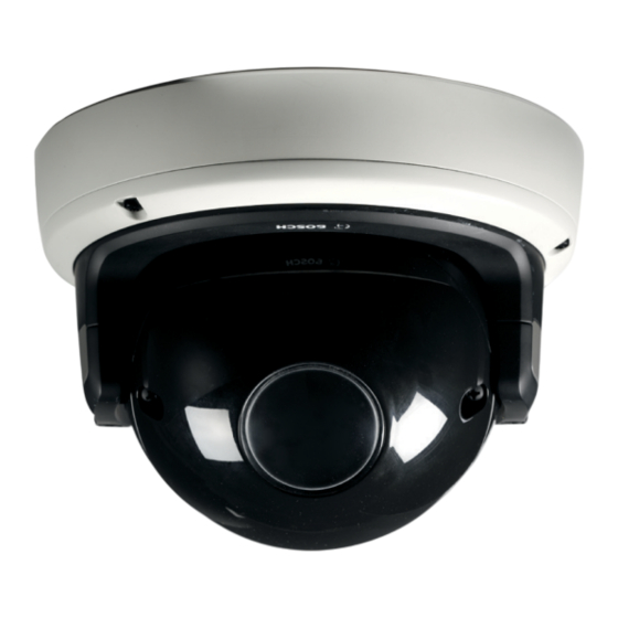Bosch FLEXIDOME HD 720p60 Guide D'installation