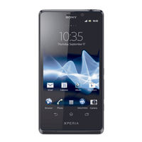 Sony Xperia T LT30p Guide De L'utilisateur