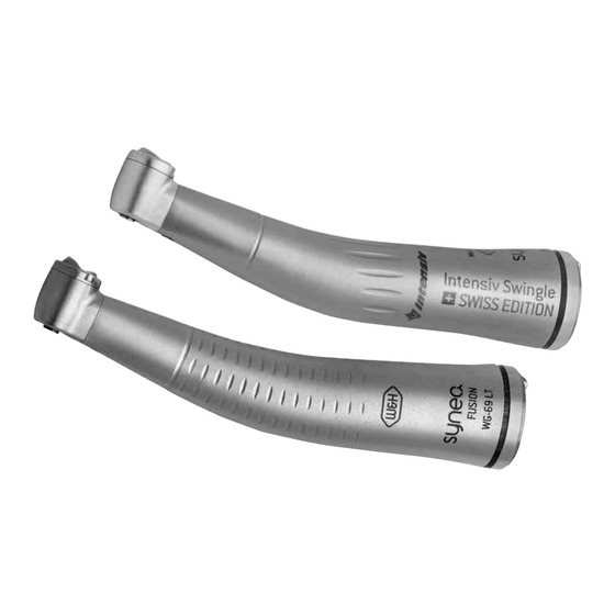 W&H synea FUSION WG-69 LT Notice D'utilisation