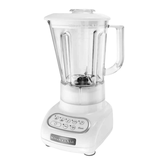 KitchenAid 5KSB45 Mode D'emploi Et Recettes