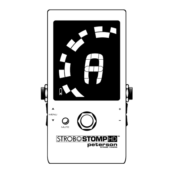 Peterson StroboStomp HD Manuel D'utilisation