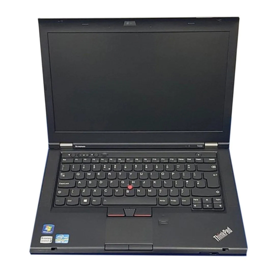 Lenovo ThinkPad T430 Guide D'utilisation