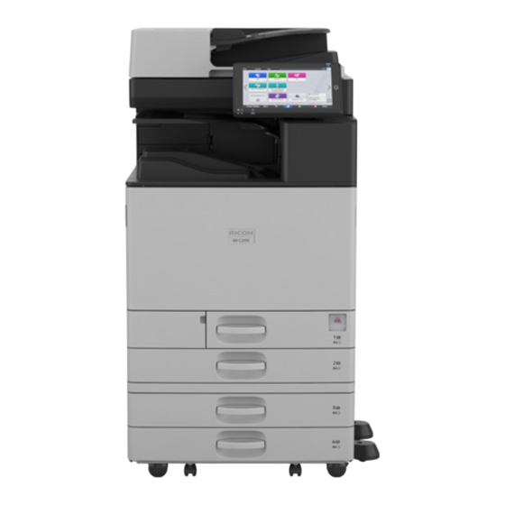 Ricoh IM C2010 Guide Utilisateur