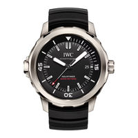 IWC Schaffhausen Aquatimer automatic 2000 Mode D'emploi