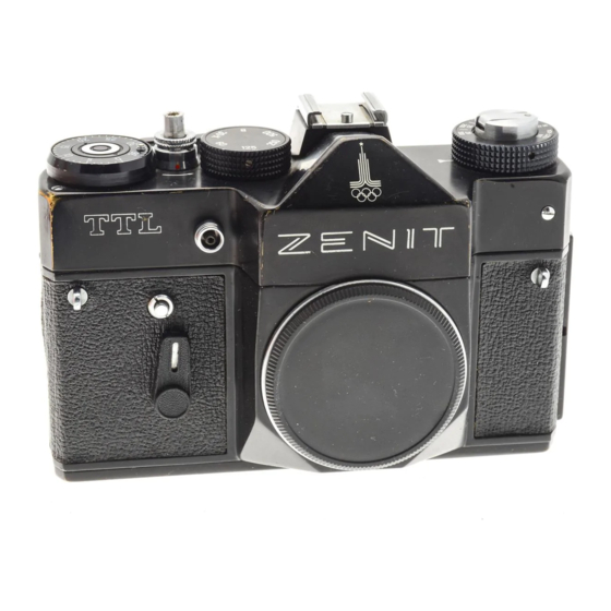 Zenit TTL Manuel D'exploitation
