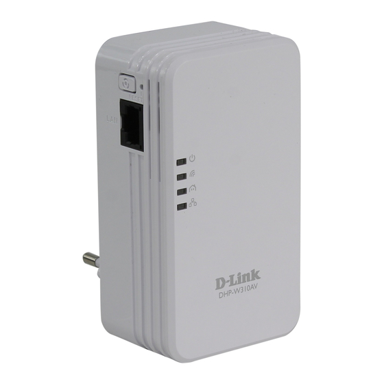 D-Link DHP-W310AV Guide D'installation Rapide