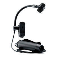 Shure PGA 98H Mode D'emploi