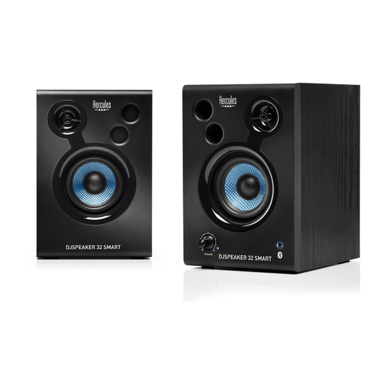 Hercules DJSPEAKER 32 SMART Manuels