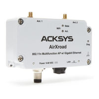 Acksys AirXroad Guide D'installation Rapide