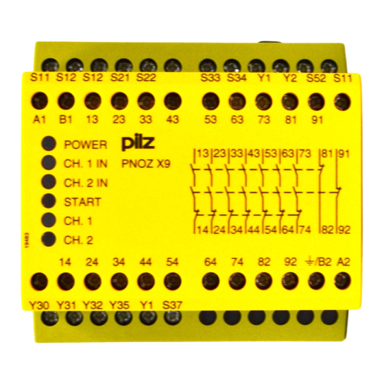 Pilz PNOZ X9 Mode D'emploi