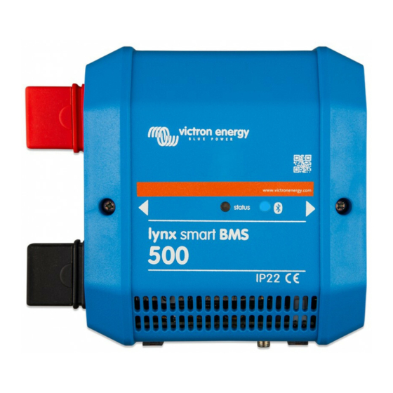 Victron energy Lynx Smart BMS 500 Mode D'emploi