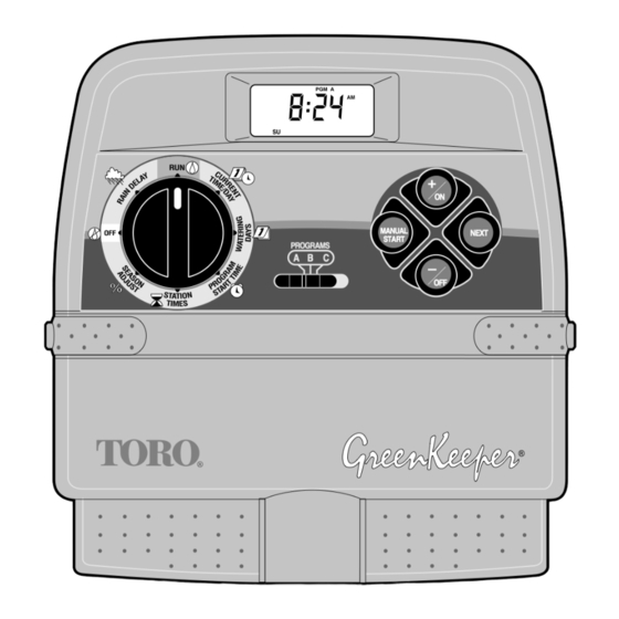 Toro GreenKeeper 212 Guide D'utilisation