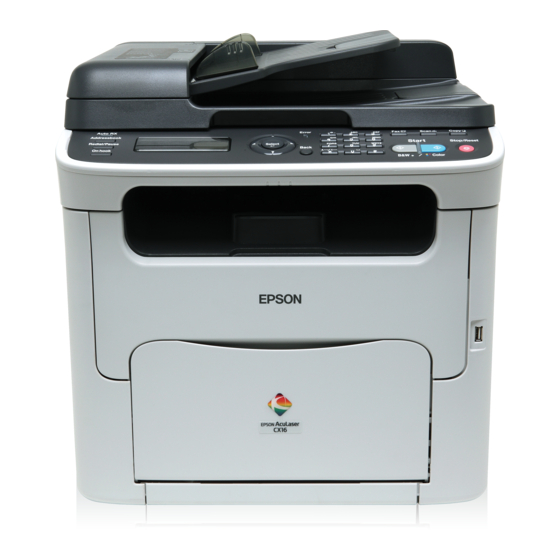 Epson AcuLaser CX16NF Guide De Référence