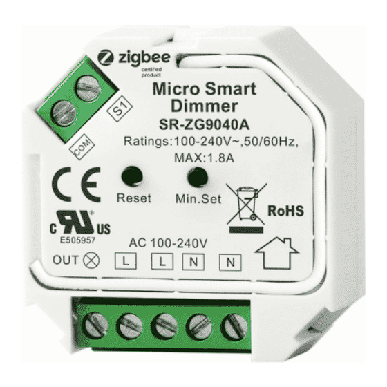 Engitechs ZIGBEE Serie Notice D'installation Et D'utilisation