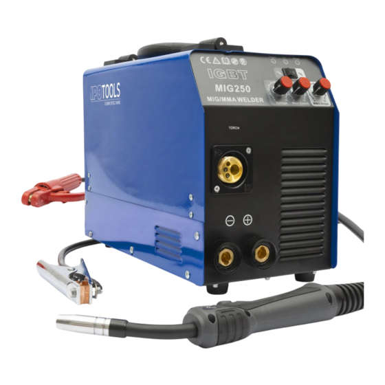 IPOTOOLS MIG-250 Instructions D'utilisation Originales