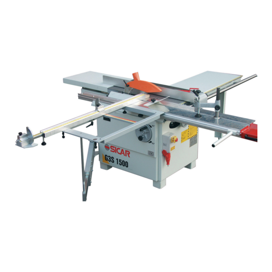 SICAR Group G3S 1500 Manuel D'utilisation Et D'entretien