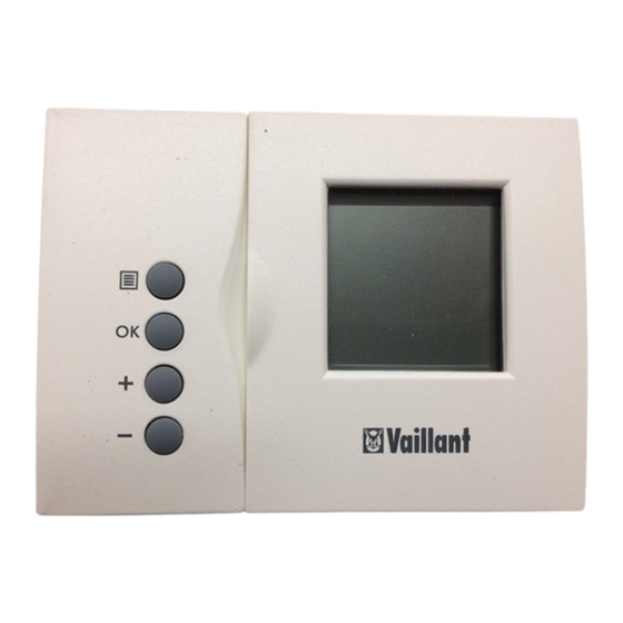 Vaillant VRT 230 Notice D'utilisation