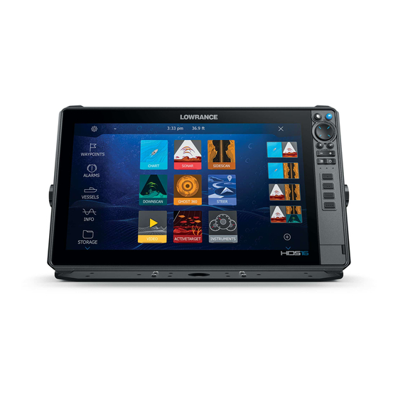 Lowrance HDS Pro Serie Manuels