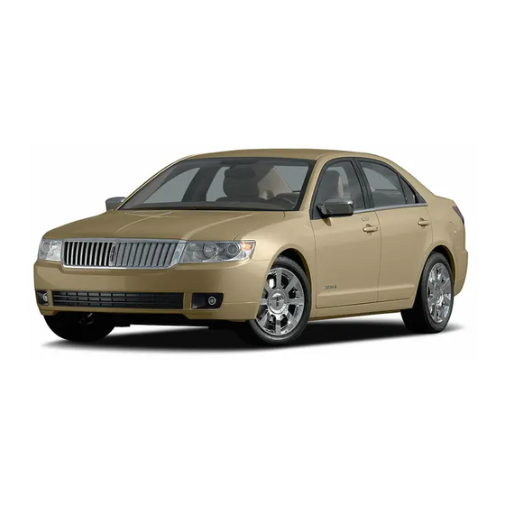 Lincoln Town Car 2006 Guide Du Propriétaire