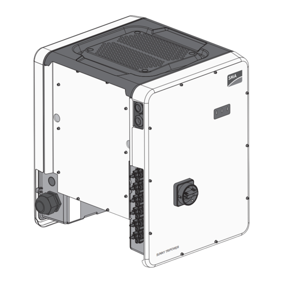 SMA SUNNY TRIPOWER CORE1 STP 50-40 Notice Résumée