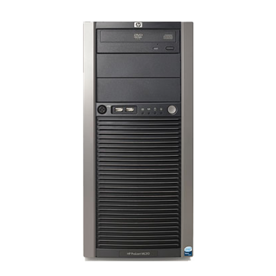 HP ProLiant ML310 Generation 5 Manuel De L'utilisateur