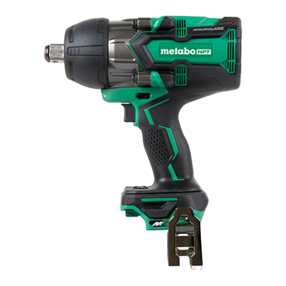 Metabo HPT WR 36DA Instructions De Sécurité Et Mode D'emploi