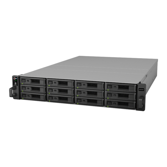 Synology RackStation RS18016xs+ Manuels