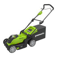 Greenworks 2506402CTBT Guide D'utilisation
