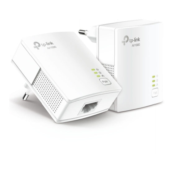 TP-Link TL-PA7017 Démarrage Rapide