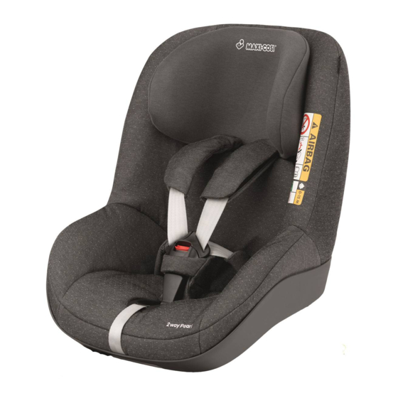 Maxi-Cosi 2wayPearl Mode D'emploi