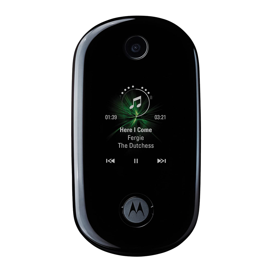 Motorola MOTO U9 Guide De L'utilisateur