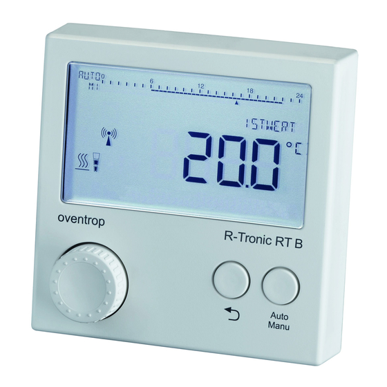 oventrop R-Tronic Fiche Technique