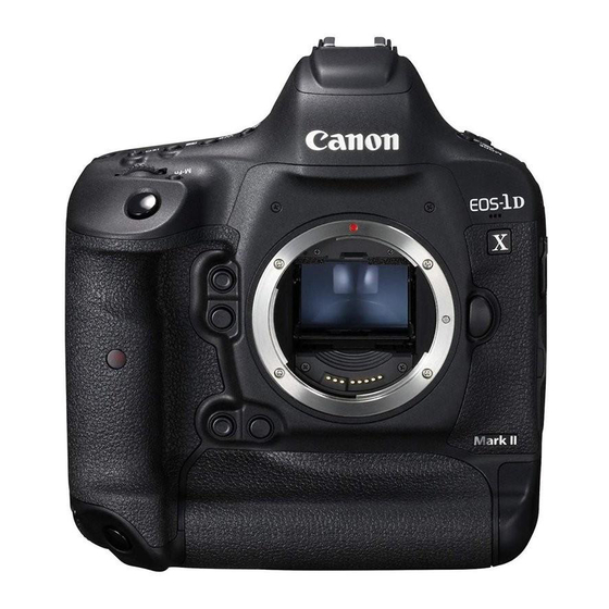 Canon EOS-1D X Mark II Mode D'emploi