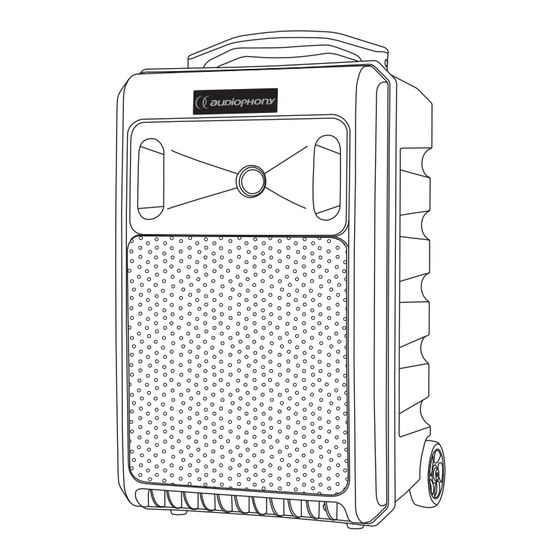 Audiophony PA SPRINTER 122 Guide De L'utilisateur