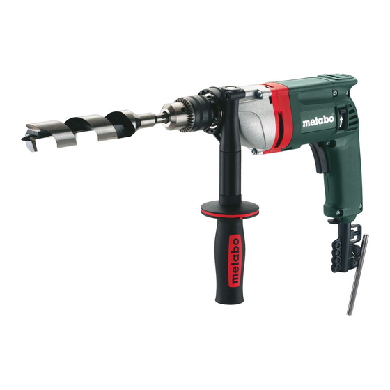Metabo BE 75-16 Notice D'utilisation