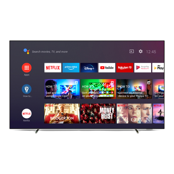 Philips OLED705 Serie Guide Rapide