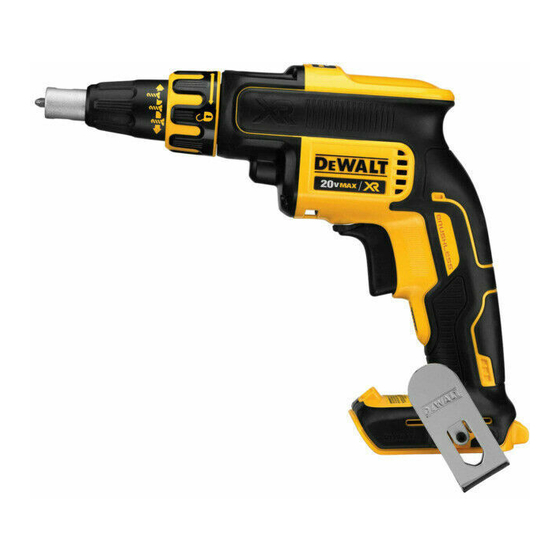 DeWalt DCF620 Guide D'utilisation