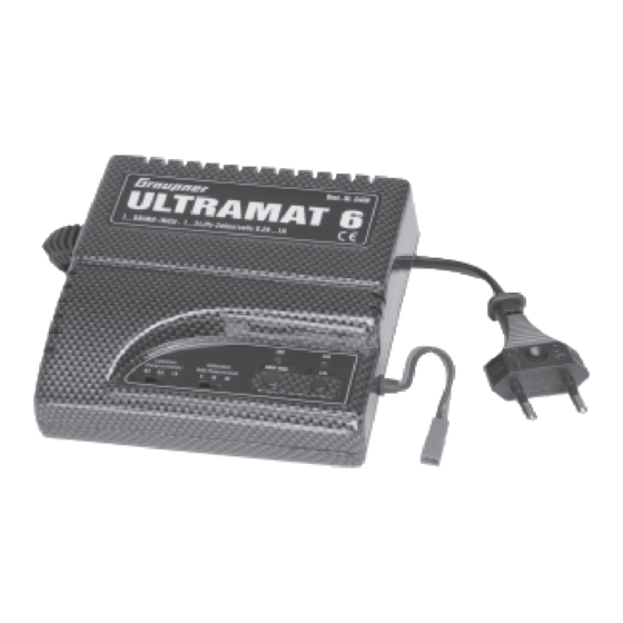 GRAUPNER Ultramat 6 Instructions D'utilisation