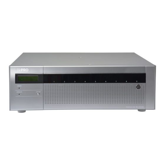 Panasonic WJ-HXE400 Manuel D'utilisation