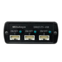 Mitutoyo DMX-3 T/FS2 USB Manuel D'utilisation