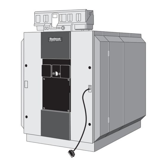 Buderus Logano GE515 Notice D'utilisation