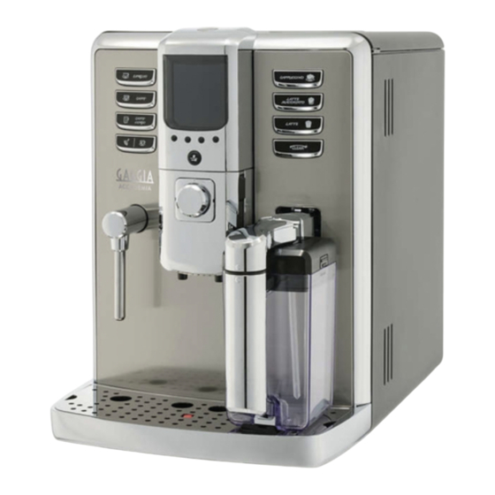 Gaggia Accademia Guide Rapide