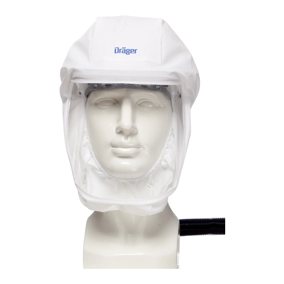 Dräger X-plore 8000 Hoods Notice D'utilisation