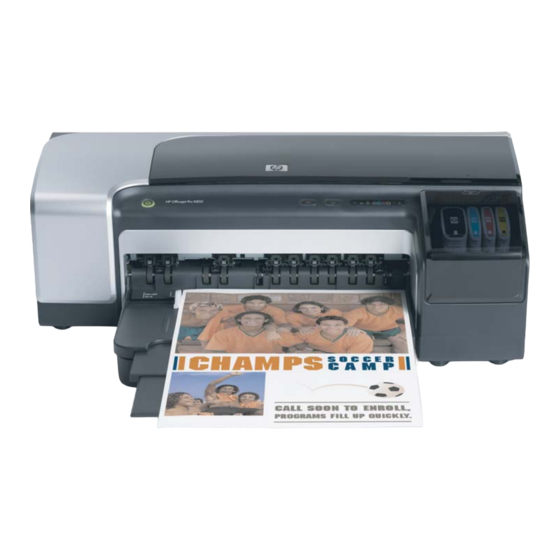 HP Officejet Pro K850 Série Guide De L'utilisateur