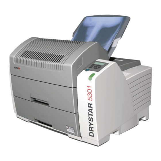 AGFA Drystar 5301 Manuel De L'utilisateur