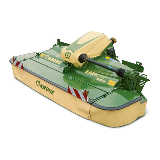 Krone EasyCut F 320 CV Notice D'utilisation Originale