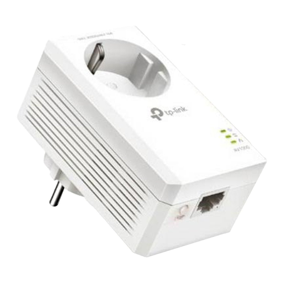 TP-Link TL-PA7017P Guide D'installation Rapide