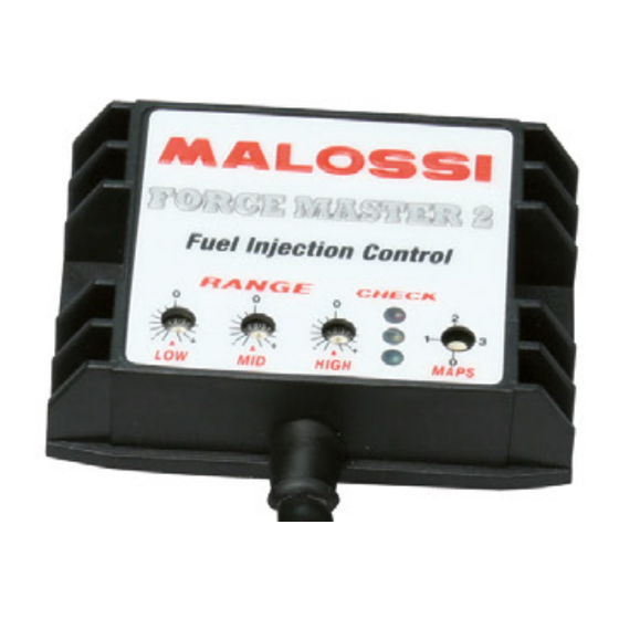 Malossi Force Master 2 Mode D'emploi