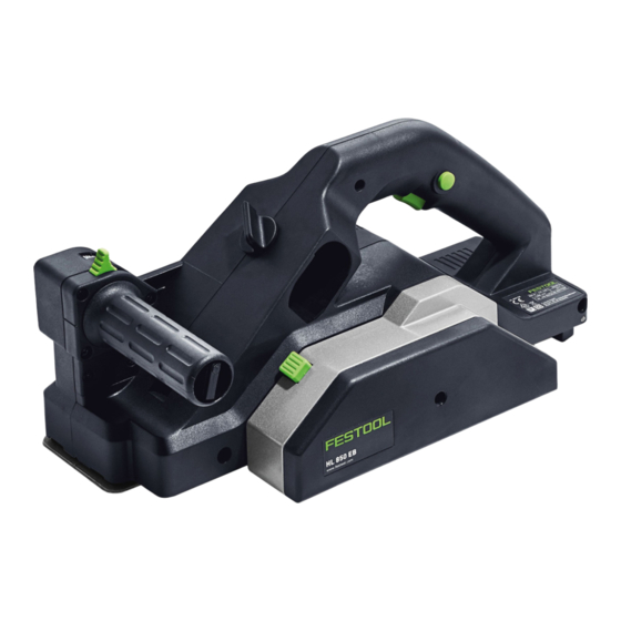 Festool HL 850 E Guide D'utilisation